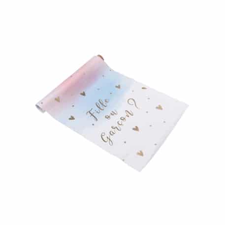 Chemin de table Gender Reveal 79291