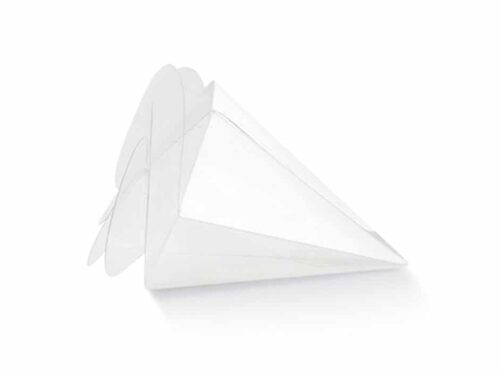 Cornet dragées - Transparent - Fermeture spirale - Lot de 10