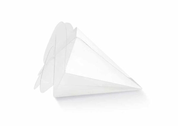 Cornet dragées - Transparent - Fermeture spirale - Lot de 10