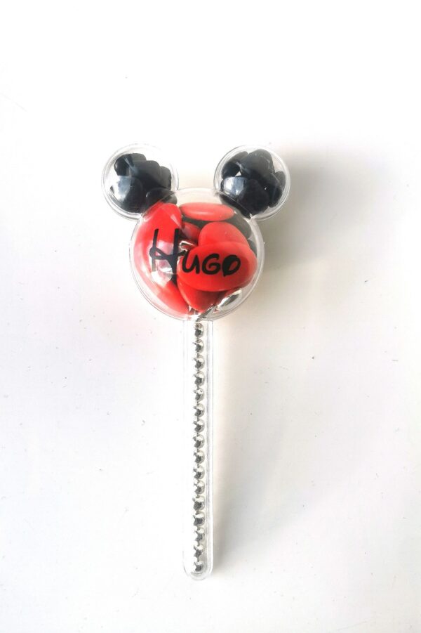 Contenant dragees mickey baguette