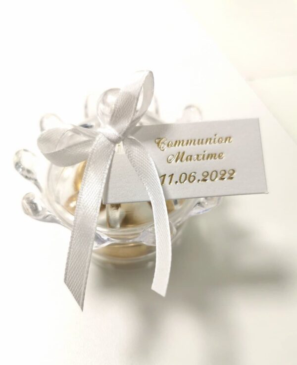 Contenant à dragées Couronne - Plexi