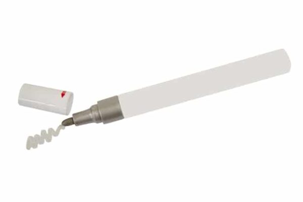 Feutre argenté verre, plexi...