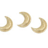 stickers croissant de lune pailleté or eid