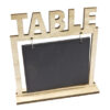 marque table mariage en bois