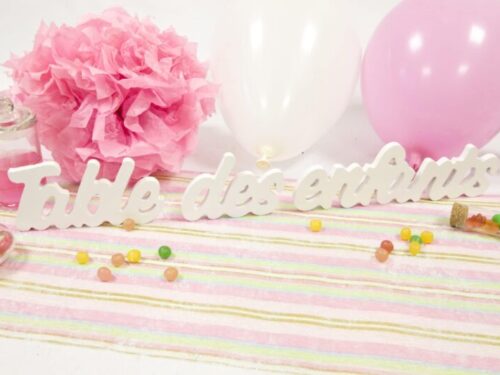 Deco table enfant "tables des enfants" en bois