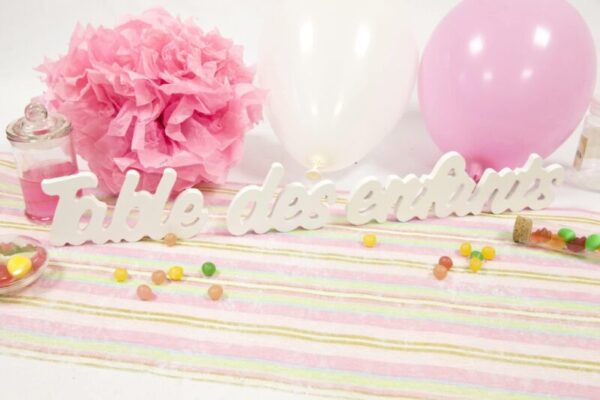 Deco table enfant "tables des enfants" en bois