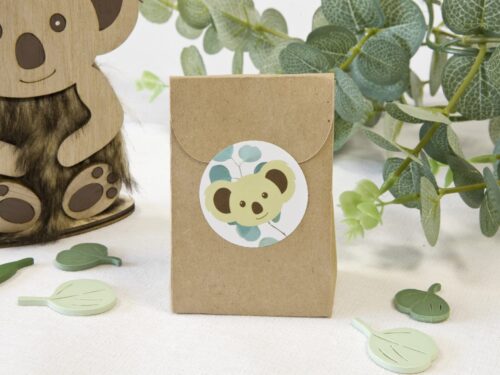 étiquettes autocollantes koala