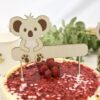 Décor de gâteau Koala Bois