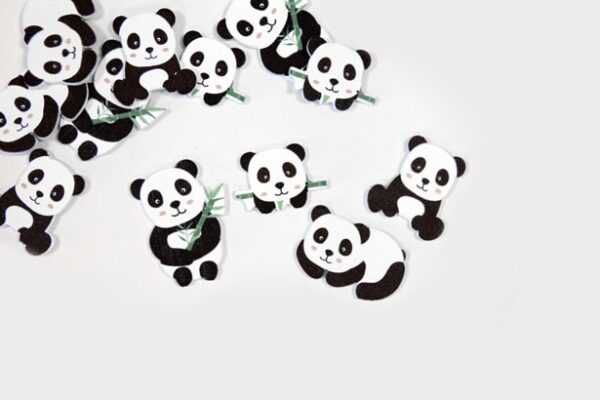 Confettis de table Panda