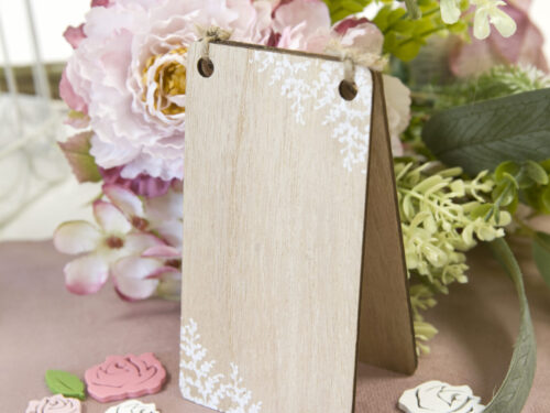 Decoration de table bois de rose