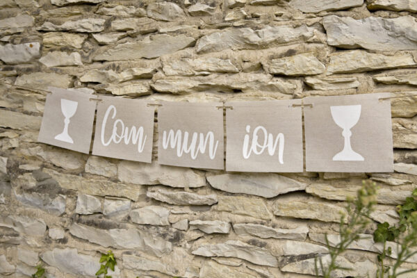 guirlande communion lin