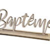decoration baptême en bois