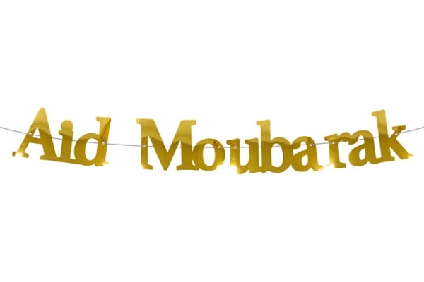 Guirlande "Aid Moubarak" - Or