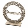 Centre de table Communion - Couronne en bois