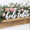 Déco de table enfant mariage