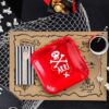 Decoration pirate anniversaire - assiette rouge