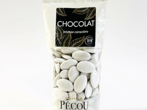 Dragée Chocolat Pécou – Blanc – 250g Dragées Pécou Chocolat - Blanc
