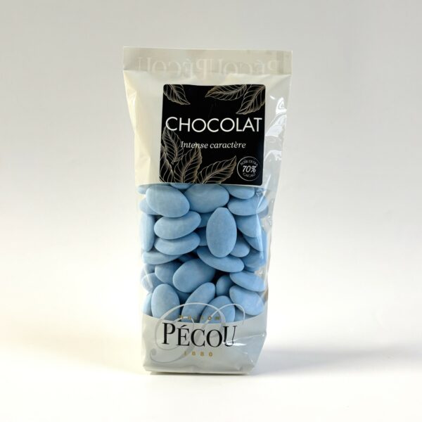 Dragée Chocolat Pécou - Bleu Ciel - 250g