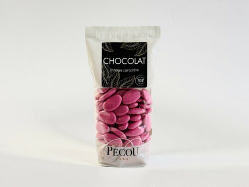 Dragée Chocolat Pécou – Grenadine – 250g Dragée Chocolat Pécou - Grenadine - 250g rose fuchsia