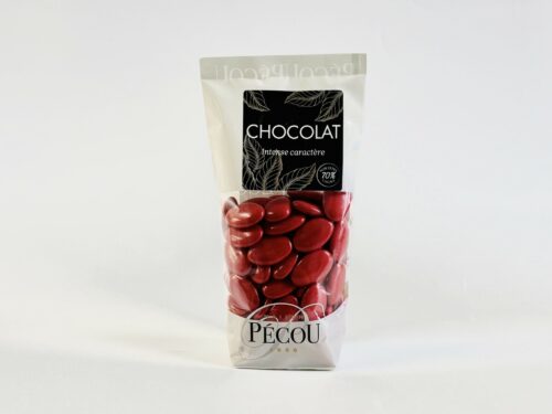 Dragée Chocolat Pécou – Rouge – 250g Dragée Chocolat Pécou - Rouge - 250g