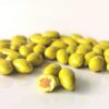 Dragées amande enrobée de chocolat saveur citron vert.