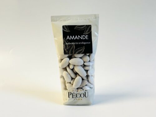 Dragées Amandes Catalanes Pécou – Blanc Poudré – 250g Dragées Amandes Catalanes Pécou - Blanc Poudré - 250g