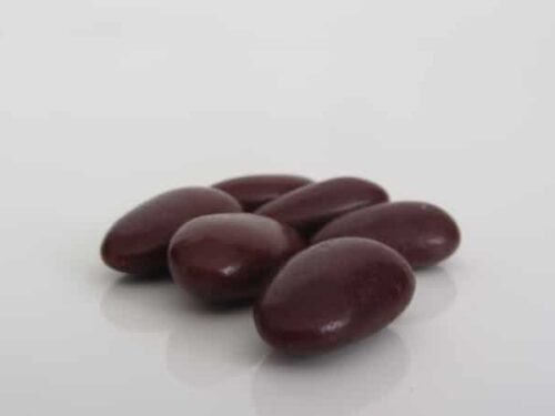 dragees amande marron