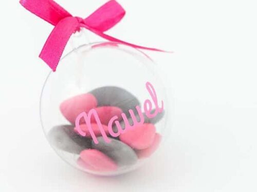 Boule à dragées 5 cm - Plexi