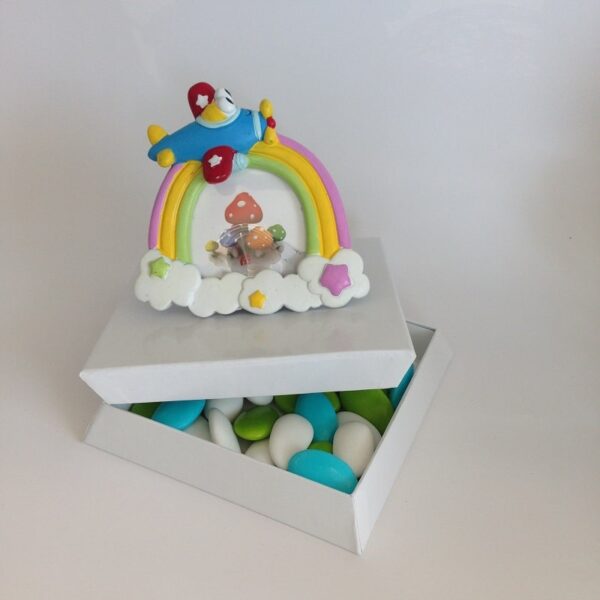 Cadre photo Avion Vert -Petit modèle