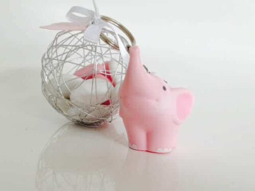 Dragées bapteme naissance elephant rose (2)