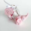 Porte-clés Eléphant - Rose
