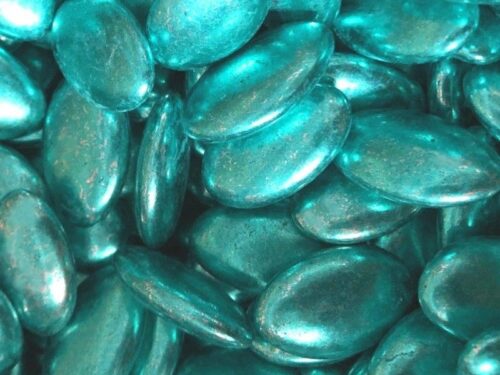 Dragées bleu métallisé