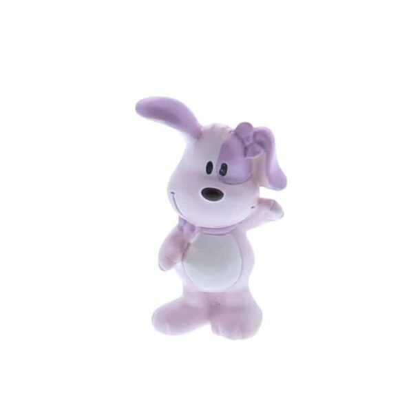 chien aimanté lilas