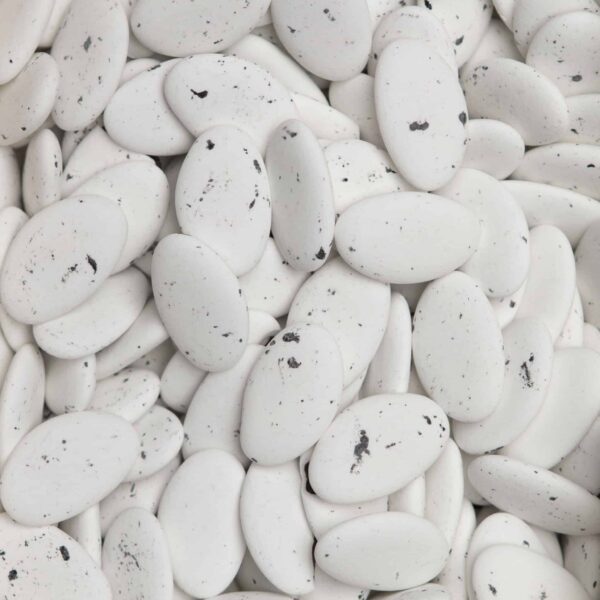 Dragees chocolat blanc marbré noir chocolat belge