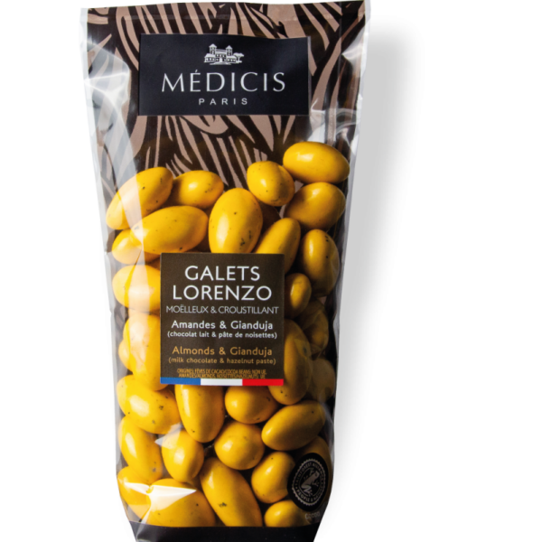 Dragées galet lorenzo jaune