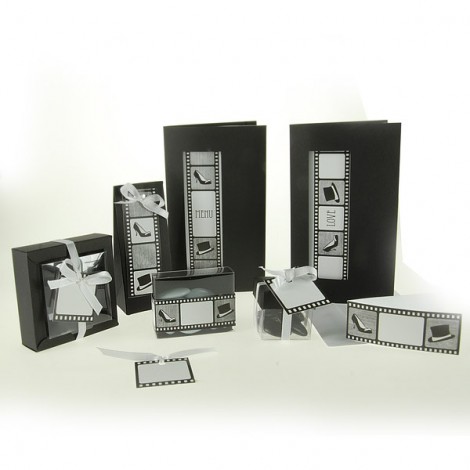 Rond de serviette thème cinéma - lot de 12