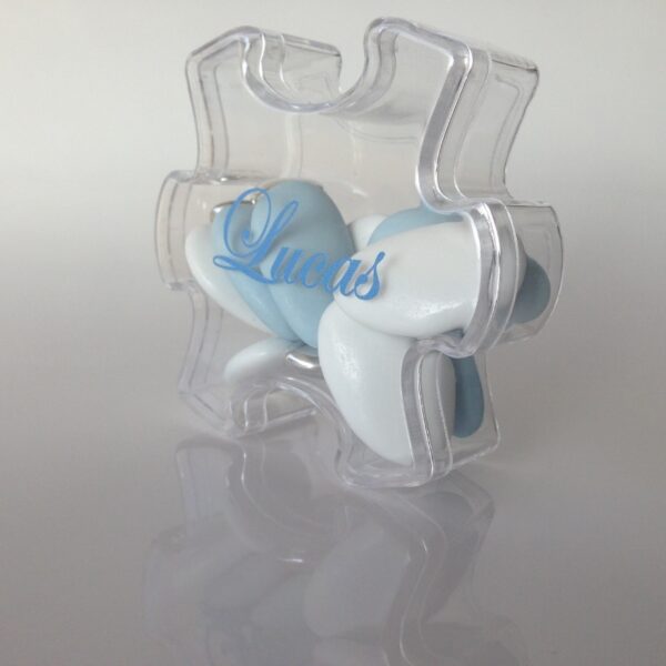 Contenant à dragées puzzle