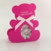 Contenant dragées ourson fuchsia