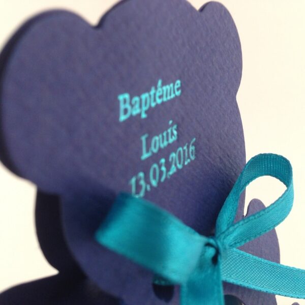 dragées bleu roi bapteme
