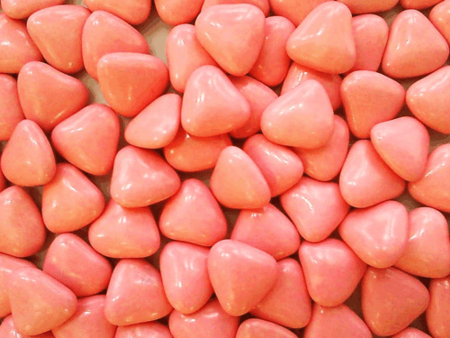 dragées peche mini coeur