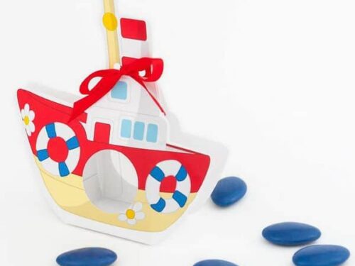 boite a dragees bateau theme mer