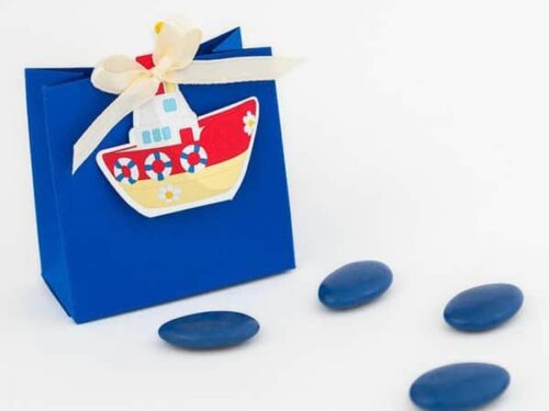 Etiquette bateau - thème marin- Lot de 4