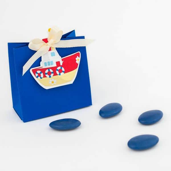 Etiquette bateau - thème marin- Lot de 4