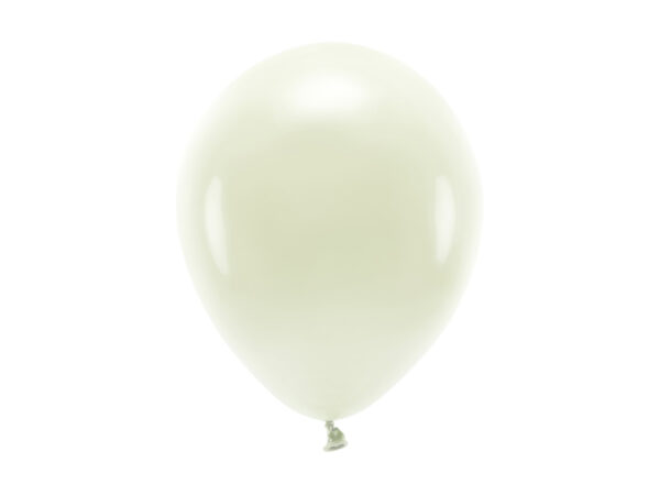 ballon biodegradable ivoire creme