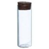 Eprouvette à dragées en verre, hauteur 7 cm, diamètre 2,4 cm, avec bouchon en liege