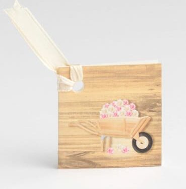 Etiquette brouette du bonheur