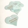 etiquette dragées coeur bleu ciel