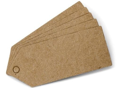 Etiquette dragées kraft