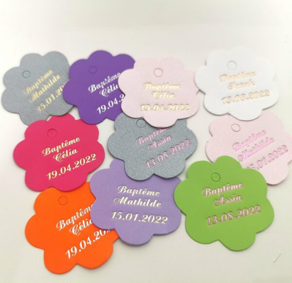 Etiquette dragees personnalisees