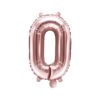 ballon chiffre 0 rose gold